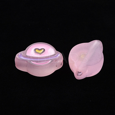Transparent Acrylic Beads MACR-S374-02B-06-1