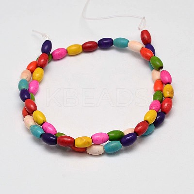 Dyed Synthetic Turquoise Bead Strands G-M1432-0-A-1