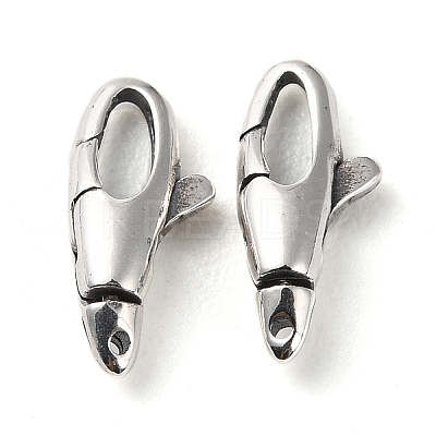 925 Thailand Sterling Silver Lobster Claw Clasps STER-D003-08P-1