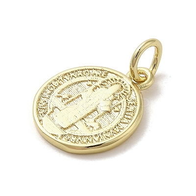 Brass Charms KK-E091-03G-1