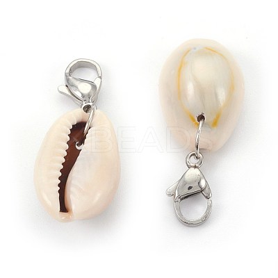 Cowrie Shell Pendants X-HJEW-JM00340-1