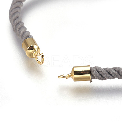 Cotton Cord Bracelet Making KK-F758-03J-G-1