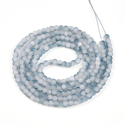 Crackle Glass Beads Strands GLAA-N009-4mm-06-1