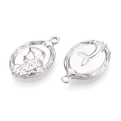 304 Stainless Steel Pendants STAS-T065-75P-1
