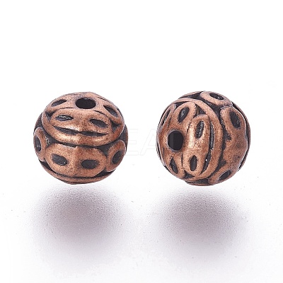 Tibetan Style Zinc Alloy Beads LS-X-PALLOY-L230-01R-RS-1