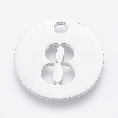 Non-Tarnish 304 Stainless Steel Pendants LS-STAS-F233-08-P-1