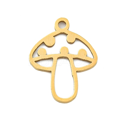 Ion Plating(IP) 201 Stainless Steel Pendants STAS-M015-09G-1