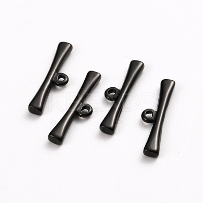 304 Stainless Steel Toggle Clasps Parts Ion Plating(IP) STAS-D142-06C-B-1