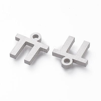Non-Tarnish 304 Stainless Steel Pendants STAS-F267-10P-P-1