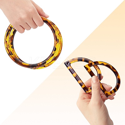 4 Pcs 2 Styles Resin Handles Replacement DIY-PH0005-12-1
