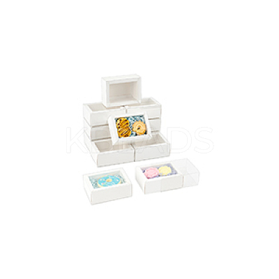 Foldable Paper Drawer Boxes with Clear Plastic Cover CON-WH0095-68B-03-1