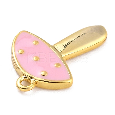 Autumn Theme Brass Enamel Pendants KK-P197-18A-G-1