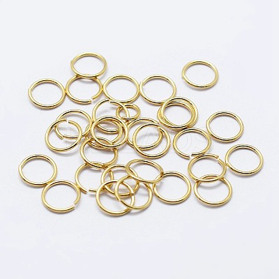 925 Sterling Silver Saw Cut Open Jump Rings STER-F036-02G-1x9mm-1