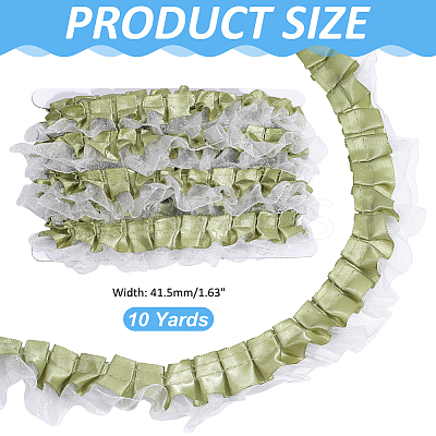 1Pc Polyester Ruffled Trimming DIY-ME0003-35C-1