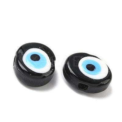Handmade Evil Eye Lampwork Beads LAMP-G168-02G-1