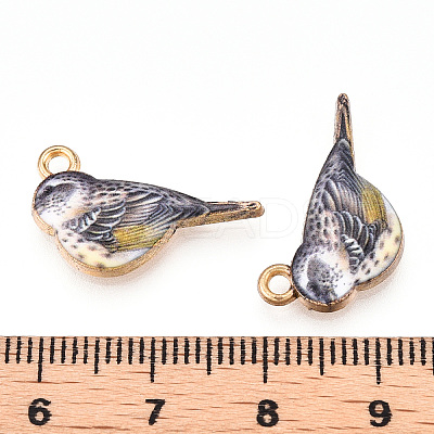 Printed Alloy Pendants ENAM-N056-205G-1