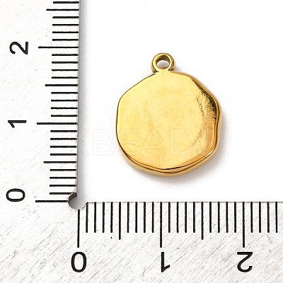 304 Stainless Steel Pendants STAS-I348-02G-04-1