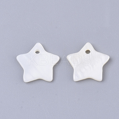 Freshwater Shell Pendants X-SHEL-S276-60B-1