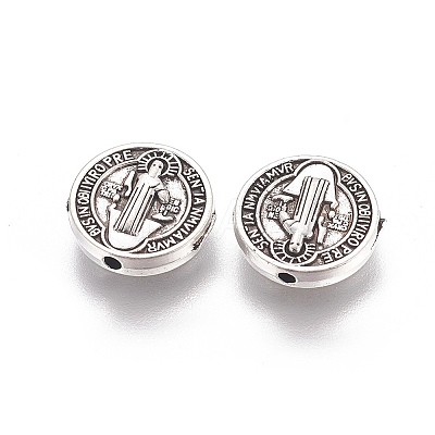 Tibetan Style Alloy Beads PALLOY-L214-01AS-1