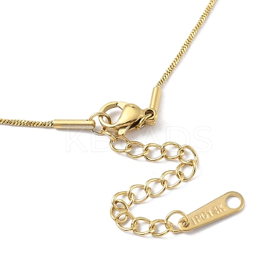 Ion Plating(IP) 304 Stainless Steel Round Snake Chain Necklace for Men Women NJEW-M200-11G-1