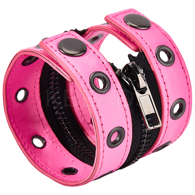 Punk PU Leather Cord Bracelets BJEW-WH20008-12A-1