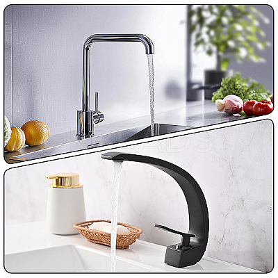 Oval Stainless Steel Faucet Hole Covers STAS-WH20001-18A-EB-1