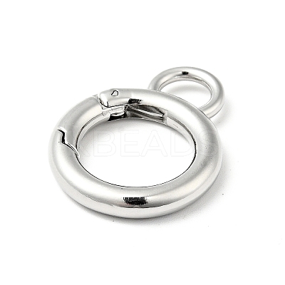 Non-Tarnish 304 Stainless Steel Spring Gate Rings LS-STAS-C056-04P-1