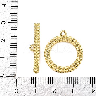 Brass Toggle Clasps KK-G548-30G-1