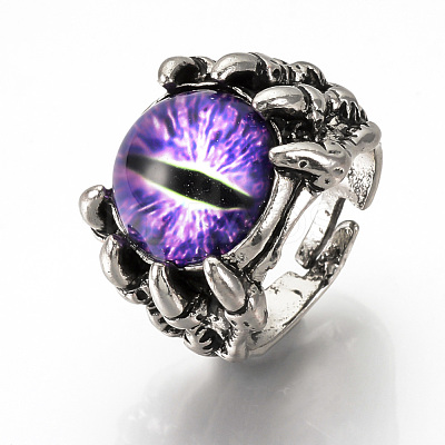 Adjustable Alloy Finger Rings RJEW-Q159-17B-1