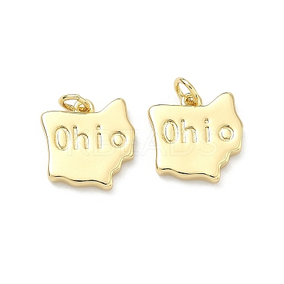 Brass Pendants KK-D229-22H-G-1