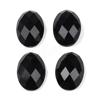 Natural Obsidian Cabochons G-G760-A11-1