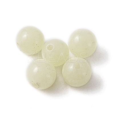 Synthetic Luminous Stone Round Beads G-WH0026-08A-03C-1