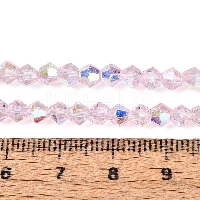 Transparent Glass Beads Strands LS-EGLA-N021-4mm-06-1