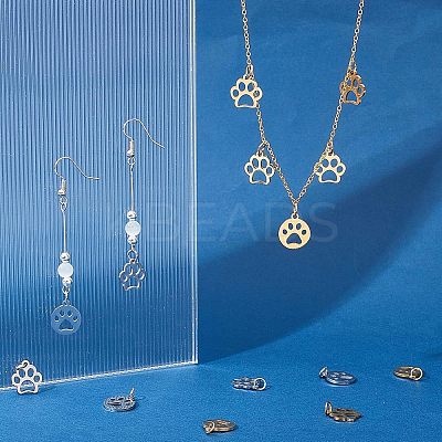 24Pcs 2 Style 304 Stainless Steel Pendants STAS-UN0032-32-1