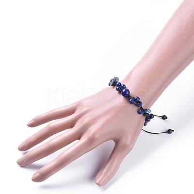 Adjustable Nylon Cord Braided Bead Bracelets BJEW-JB04602-05-1
