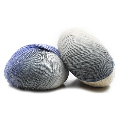 Rainbow Gradient Super Fine Wool Yarn YCOR-PW0001-001O-1
