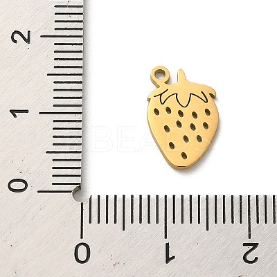 304 Stainless Steel Charms STAS-O005-21G-1