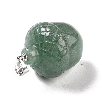 Natural Green Aventurine Pendants G-M393-01P-02-1