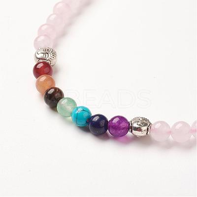 Yoga Chakra Jewelry BJEW-G554-05C-1