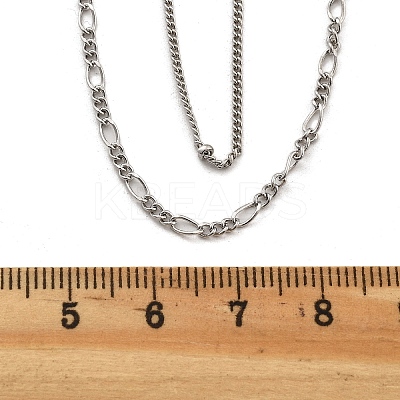 Brass Double Layer Necklaces NJEW-D302-53P-1