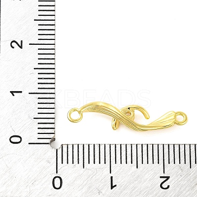 Brass Pave Clear Cubic Zirconia Connector Charms LS-KK-Z051-03G-1