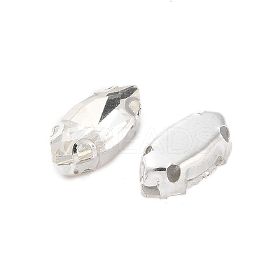 Horse Eye Sew on Rhinestone RGLA-L028-08D-01S-1