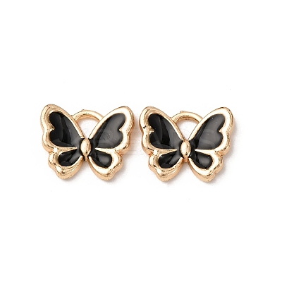 Light Gold Plated Alloy Charms ENAM-L029-06B-1