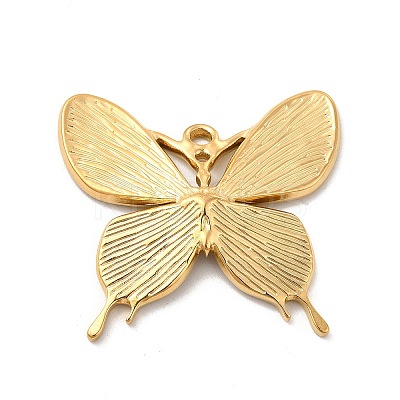 Ion Plating(IP) 304 Stainless Steel Pendants STAS-B032-03G-1