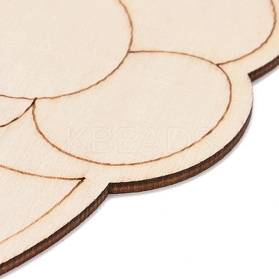 DIY Unfinished Wood Flowers in Jar Cutout LS-WOOD-P017-01-1