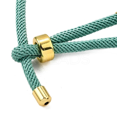 Braided Nylon Cord Bracelet Making MAK-A017-D03-01G-1