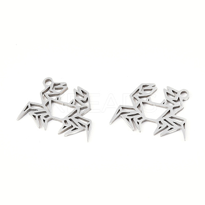 Non-Tarnish 201 Stainless Steel Pendants STAS-N091-157P-1