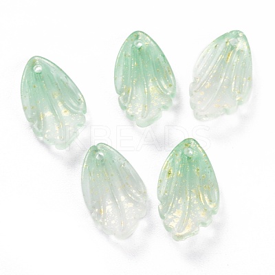 Transparent Glass Pendants GLAA-H102-B04-1