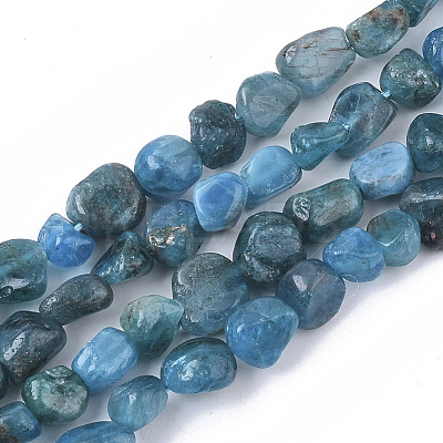 Natural Apatite Beads Strands X-G-S363-046A-1