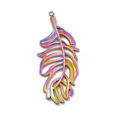 Ion Plating(IP) 304 Stainless Steel Big Pendants STAS-A070-18MC-1